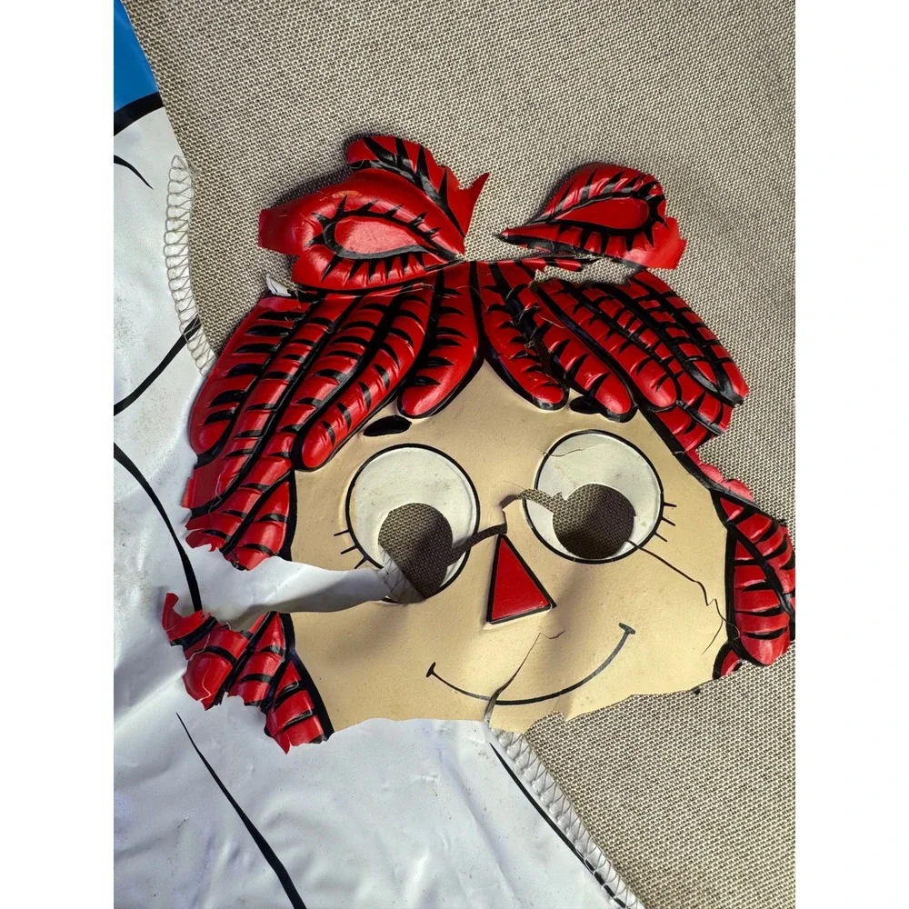 Lot 3 Vintage Raggedy Ann Andy Halloween Costumes Masks Ben Cooper Collegeville